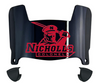 Nicholls State Colonels Mini Football Helmet Visor Shield w/ Clips - PICK VISOR & LOGO COLOR