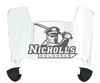 Nicholls State Colonels Mini Football Helmet Visor Shield w/ Clips - PICK VISOR & LOGO COLOR
