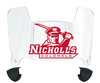 Nicholls State Colonels Mini Football Helmet Visor Shield w/ Clips - PICK VISOR & LOGO COLOR