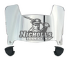 Nicholls State Colonels Mini Football Helmet Visor Shield w/ Clips - PICK VISOR & LOGO COLOR