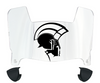 Norfolk State Spartans Mini Football Helmet Visor Shield w/ Clips - PICK VISOR & LOGO COLOR