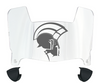Norfolk State Spartans Mini Football Helmet Visor Shield w/ Clips - PICK VISOR & LOGO COLOR