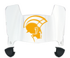 Norfolk State Spartans Mini Football Helmet Visor Shield w/ Clips - PICK VISOR & LOGO COLOR