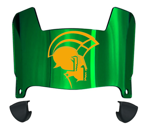 Norfolk State Spartans Mini Football Helmet Visor Shield w/ Clips - PICK VISOR & LOGO COLOR