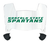 Norfolk State Spartans Mini Football Helmet Visor Shield w/ Clips - PICK VISOR & LOGO COLOR