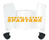 Norfolk State Spartans Mini Football Helmet Visor Shield w/ Clips - PICK VISOR & LOGO COLOR