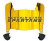 Norfolk State Spartans Mini Football Helmet Visor Shield w/ Clips - PICK VISOR & LOGO COLOR