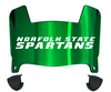 Norfolk State Spartans Mini Football Helmet Visor Shield w/ Clips - PICK VISOR & LOGO COLOR