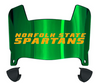 Norfolk State Spartans Mini Football Helmet Visor Shield w/ Clips - PICK VISOR & LOGO COLOR