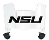 Norfolk State Spartans Mini Football Helmet Visor Shield w/ Clips - PICK VISOR & LOGO COLOR