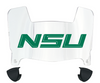 Norfolk State Spartans Mini Football Helmet Visor Shield w/ Clips - PICK VISOR & LOGO COLOR