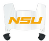 Norfolk State Spartans Mini Football Helmet Visor Shield w/ Clips - PICK VISOR & LOGO COLOR