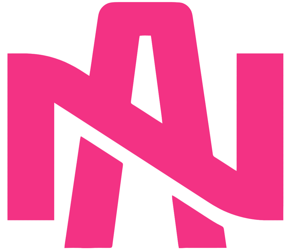 North Alabama Lions HOT PINK NA Logo Premium DieCut Vinyl Decal PICK SIZE