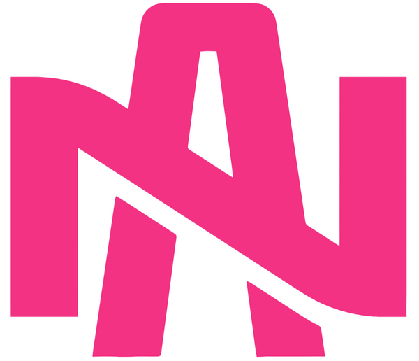 North Alabama Lions HOT PINK NA Logo Premium DieCut Vinyl Decal PICK SIZE