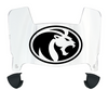 North Alabama Lions Mini Football Helmet Visor Shield w/ Clips - PICK VISOR & LOGO COLOR