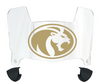 North Alabama Lions Mini Football Helmet Visor Shield w/ Clips - PICK VISOR & LOGO COLOR