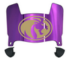 North Alabama Lions Mini Football Helmet Visor Shield w/ Clips - PICK VISOR & LOGO COLOR