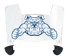 North Carolina AT&T Aggies Mini Football Helmet Visor Shield w/ Clips - PICK VISOR & LOGO COLOR