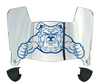 North Carolina AT&T Aggies Mini Football Helmet Visor Shield w/ Clips - PICK VISOR & LOGO COLOR