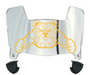 North Carolina AT&T Aggies Mini Football Helmet Visor Shield w/ Clips - PICK VISOR & LOGO COLOR