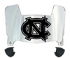 North Carolina Tar Heels Mini Football Helmet Visor Shield w/ Clips - PICK VISOR & LOGO COLOR