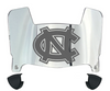 North Carolina Tar Heels Mini Football Helmet Visor Shield w/ Clips - PICK VISOR & LOGO COLOR