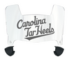 North Carolina Tar Heels Mini Football Helmet Visor Shield w/ Clips - PICK VISOR & LOGO COLOR