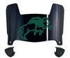 North Dakota State Bison Mini Football Helmet Visor Shield w/ Clips - PICK VISOR & LOGO COLOR