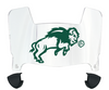 North Dakota State Bison Mini Football Helmet Visor Shield w/ Clips - PICK VISOR & LOGO COLOR