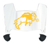North Dakota State Bison Mini Football Helmet Visor Shield w/ Clips - PICK VISOR & LOGO COLOR
