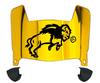 North Dakota State Bison Mini Football Helmet Visor Shield w/ Clips - PICK VISOR & LOGO COLOR