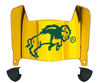 North Dakota State Bison Mini Football Helmet Visor Shield w/ Clips - PICK VISOR & LOGO COLOR