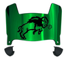 North Dakota State Bison Mini Football Helmet Visor Shield w/ Clips - PICK VISOR & LOGO COLOR