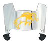 North Dakota State Bison Mini Football Helmet Visor Shield w/ Clips - PICK VISOR & LOGO COLOR