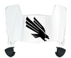North Texas Mean Green Mini Football Helmet Visor Shield w/ Clips - PICK VISOR & LOGO COLOR - SportsJewelryProShop