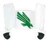 North Texas Mean Green Mini Football Helmet Visor Shield w/ Clips - PICK VISOR & LOGO COLOR - SportsJewelryProShop