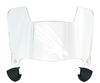 North Texas Mean Green Mini Football Helmet Visor Shield w/ Clips - PICK VISOR & LOGO COLOR - SportsJewelryProShop