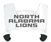 North Alabama Lions Mini Football Helmet Visor Shield w/ Clips - PICK VISOR & LOGO COLOR