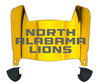 North Alabama Lions Mini Football Helmet Visor Shield w/ Clips - PICK VISOR & LOGO COLOR