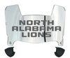 North Alabama Lions Mini Football Helmet Visor Shield w/ Clips - PICK VISOR & LOGO COLOR