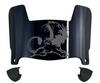 North Alabama Lions Mini Football Helmet Visor Shield w/ Clips - PICK VISOR & LOGO COLOR