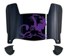 North Alabama Lions Mini Football Helmet Visor Shield w/ Clips - PICK VISOR & LOGO COLOR