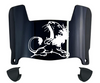 North Alabama Lions Mini Football Helmet Visor Shield w/ Clips - PICK VISOR & LOGO COLOR