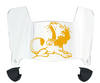 North Alabama Lions Mini Football Helmet Visor Shield w/ Clips - PICK VISOR & LOGO COLOR
