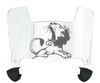 North Alabama Lions Mini Football Helmet Visor Shield w/ Clips - PICK VISOR & LOGO COLOR