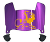 North Alabama Lions Mini Football Helmet Visor Shield w/ Clips - PICK VISOR & LOGO COLOR