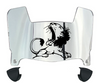 North Alabama Lions Mini Football Helmet Visor Shield w/ Clips - PICK VISOR & LOGO COLOR