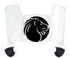 North Alabama Lions Mini Football Helmet Visor Shield w/ Clips - PICK VISOR & LOGO COLOR