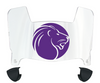 North Alabama Lions Mini Football Helmet Visor Shield w/ Clips - PICK VISOR & LOGO COLOR