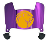 North Alabama Lions Mini Football Helmet Visor Shield w/ Clips - PICK VISOR & LOGO COLOR